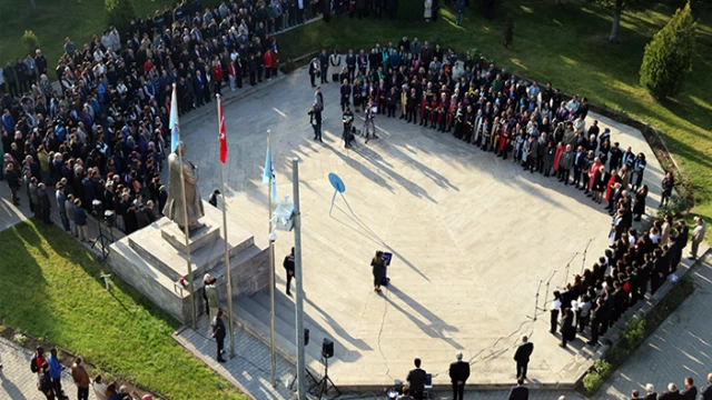 ERÜ’de 10 Kasım Atatürk'ü Anma Töreni Gerçekleştirildi