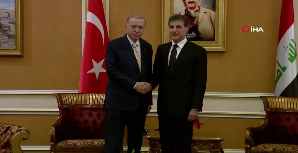 Cumhurbaşkanı Erdoğan, Irak Ziyaretinin İkinci Durağında Erbil'de