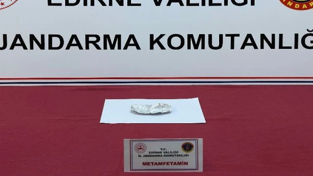Edirne Jandarması’ndan Havsa’da uyuşturucu operasyonu