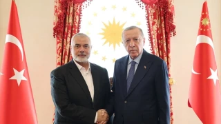 Cumhurbaşkanı Erdoğan, Hamas lideri Heniyye'yi kabul etti